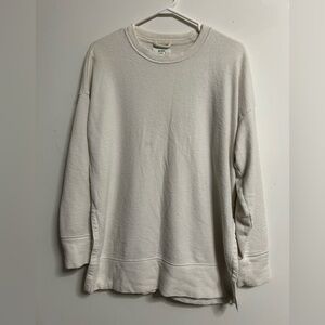 Aerie Cream Oversized Crewneck